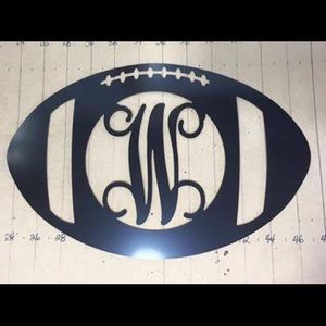 Football decor letters a-z